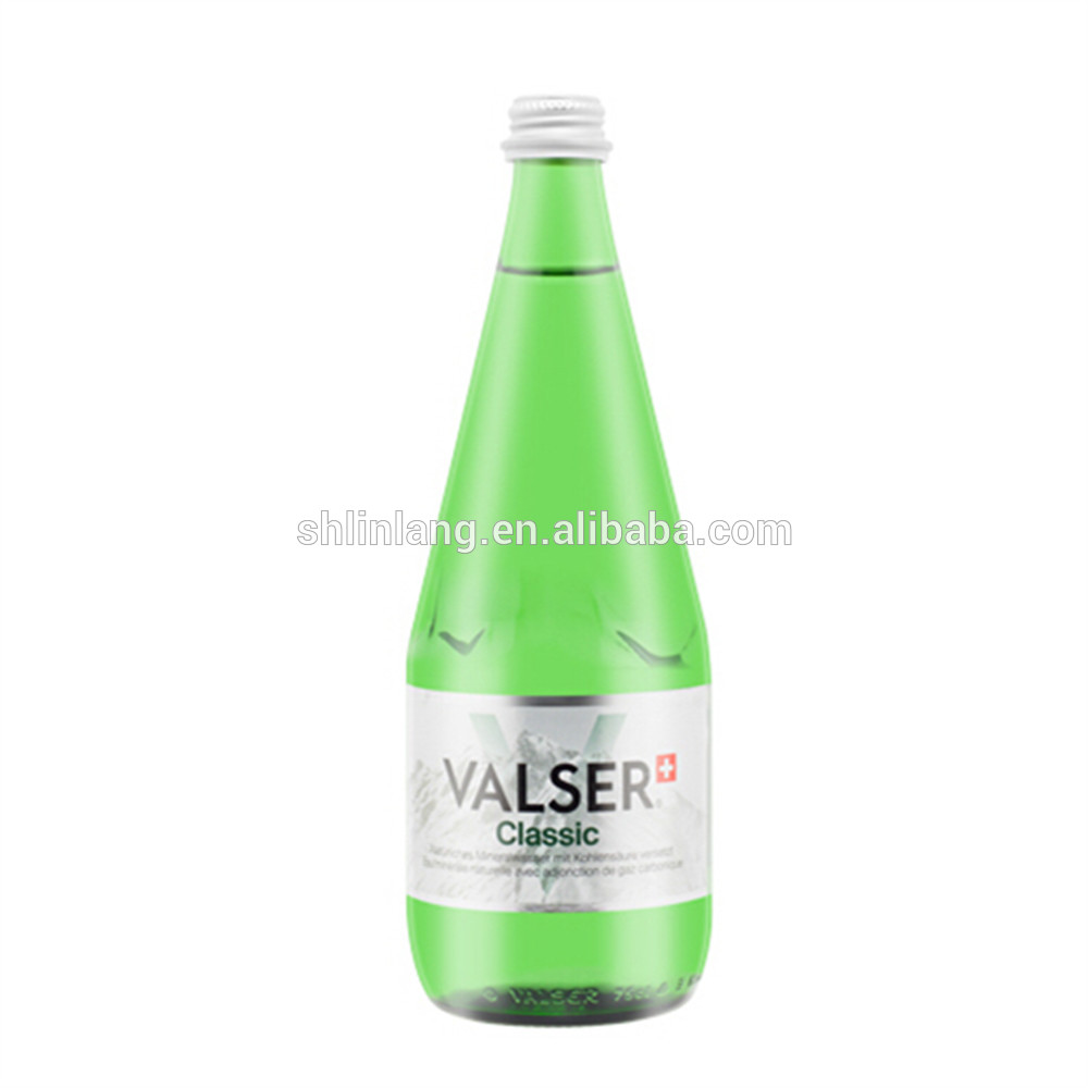 Linlang الساخن بيع المنتجات الزجاجية زجاجة للمياه المعدنية