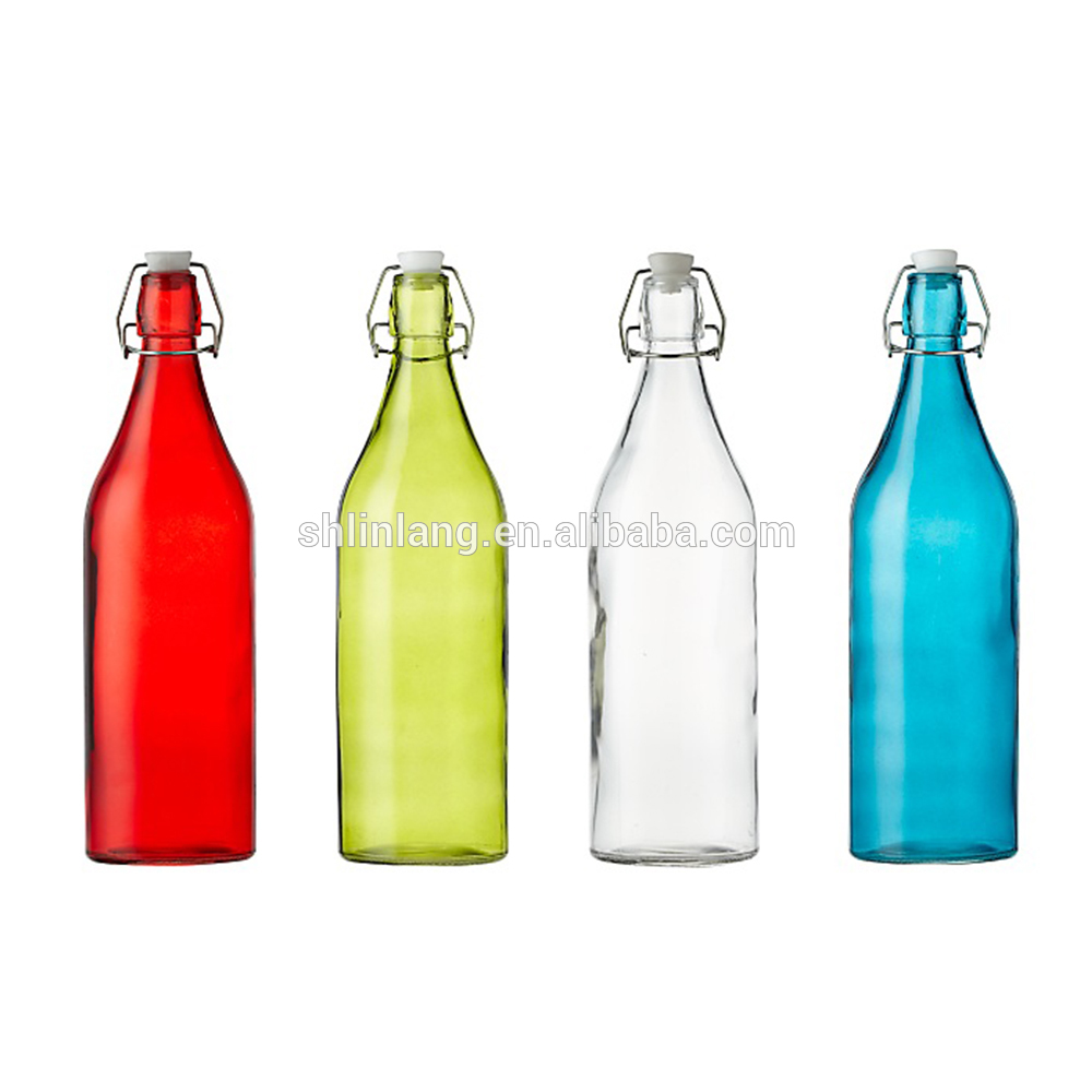 Linlang hot sale 1000ml glass water bottle