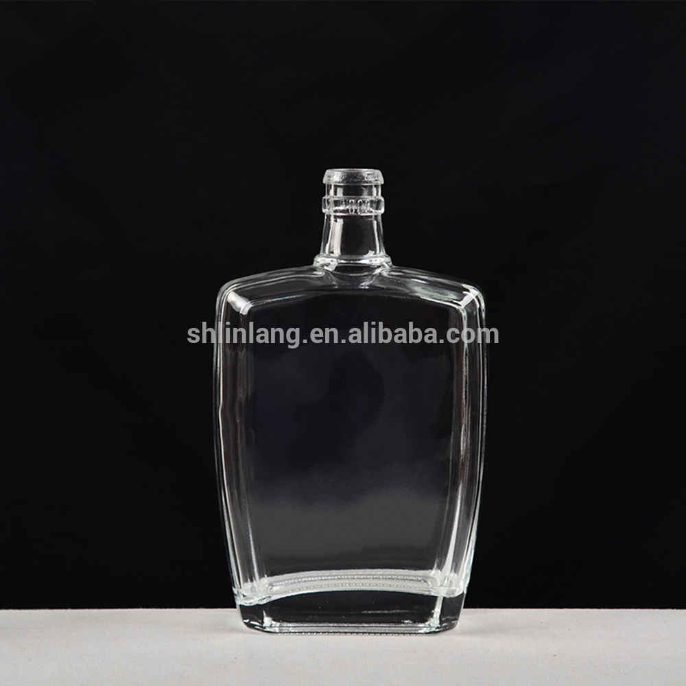 Shanghai linlang various kinds of 200ml glass liquor bottle sprit glass bottle