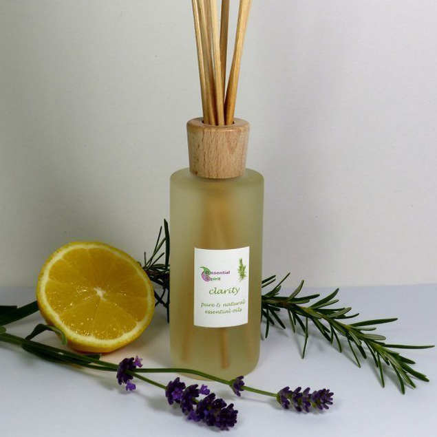 100ml Cylindrical Frosted Reed Diffuser Bottle With Wooden Over Cap Great for Reed Diffusers