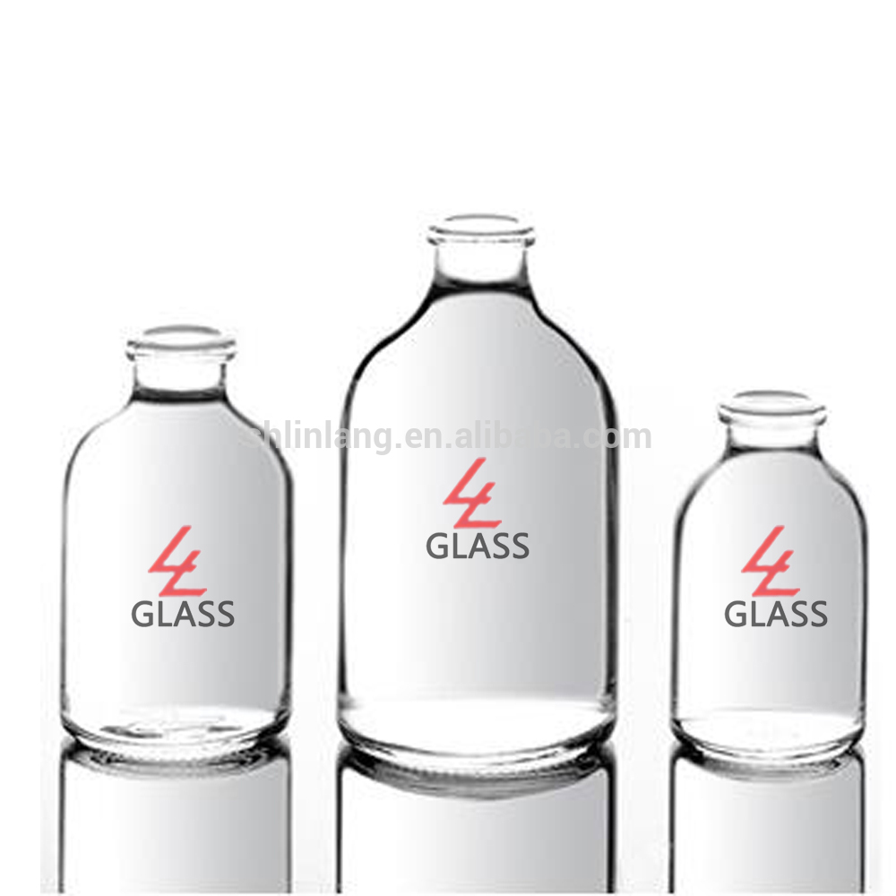 Factory Price Plastic Clear Pet Bottle - High quality clear glass penicillin bottle Pharmaceutical use – Linlang