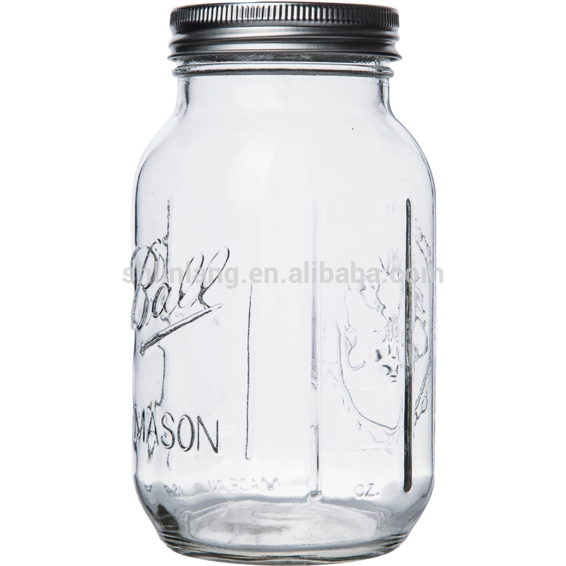 Ny design heta försäljning juice dryck vattenflaska 130ml 240ml 300ml 380 ml 480ml glas Mason Jar