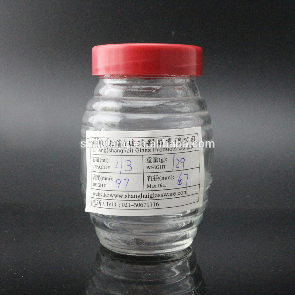 Good quality Wide Mouth Reagent Bottles - shanghai linlang IN STOCK 100ML 200ML 300ML HONEY GLASS BOTTLE – Linlang