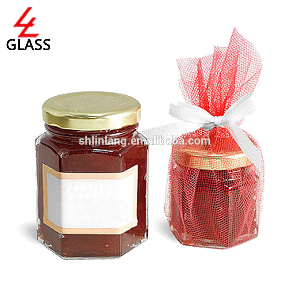 shanghai linlang hexagaonal glass jar in bottles