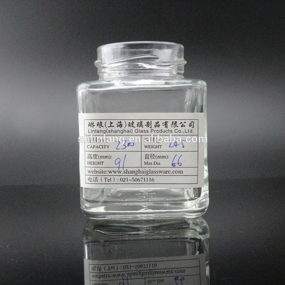 High Quality for Heart Design Candle Holder - shanghai linlang empty 8oz glass jar honey jar glass jar – Linlang