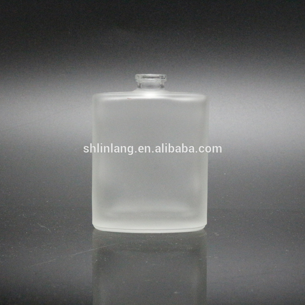 Shanghai linlang Most woe beheinde stock produkt 20 ml 50ml 100ml Frosted lege glêzen parfum flessen