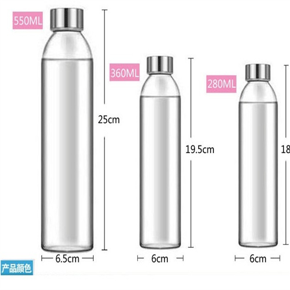 Factory made hot-sale Wine Bottle With Stopper - 750ml glass bottle glass drinking bottle frosted glass bottle – Linlang