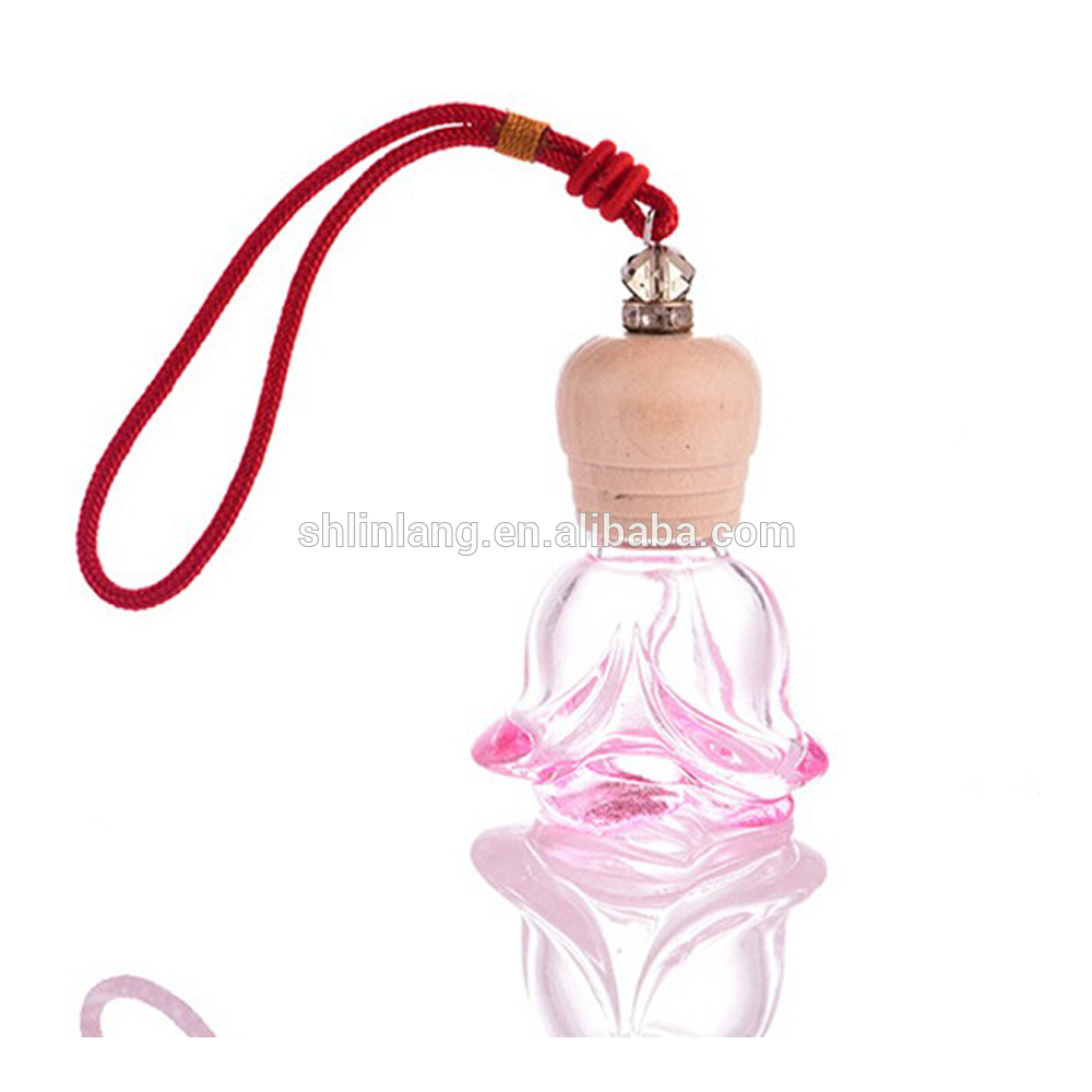 shanghai linlang air freshener perfume bottle with wooden cap