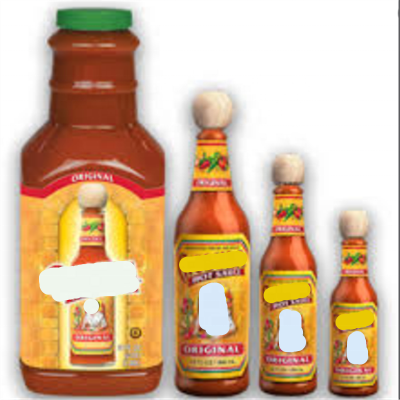linlang shanghai customised glass bottle hot sauce glass bottle sauce glass bottle 60ml