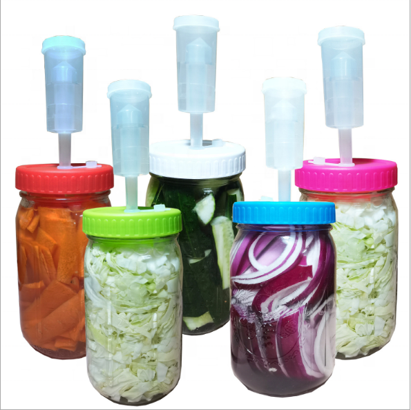 linlang shanghai direct sale mason glass jar fermentation kit lid
