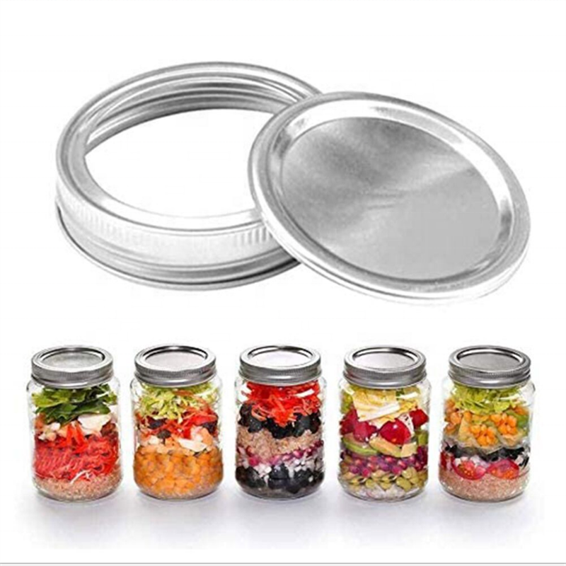 Linlang shanghai hot sale glass products mason jar with lid 70mm