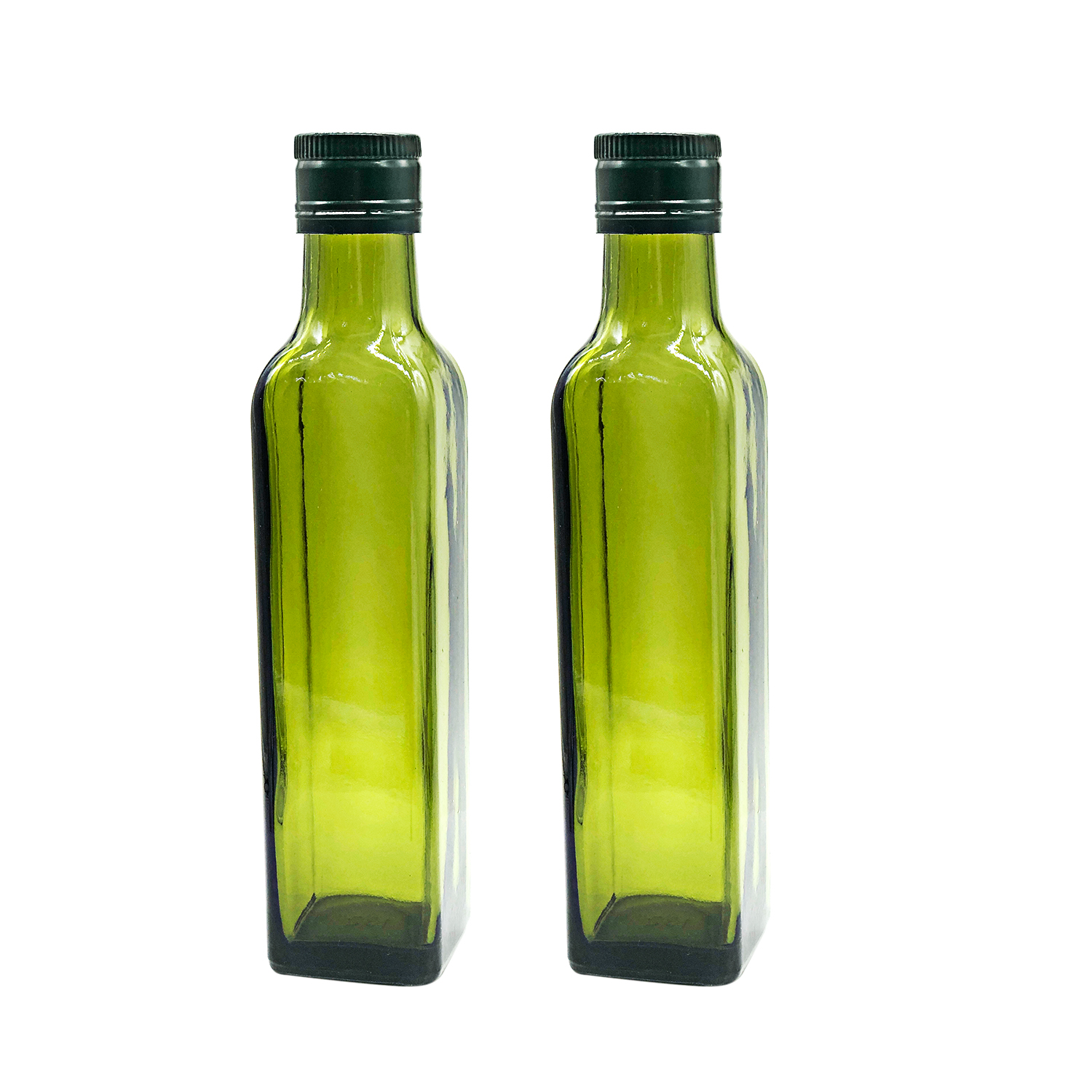 Olive oil glass bottles