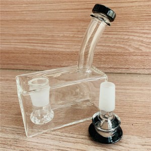 Tilpasset håndlavet mini bong tank glas vandpibe vandrør rygning