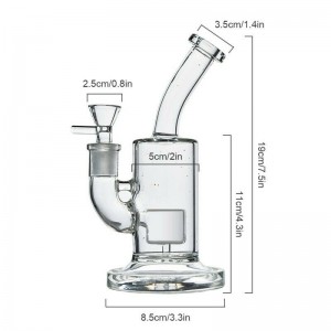 vetro bongo erbaccia accessori per fumatori pipa ad acqua narghilè vaso durevole