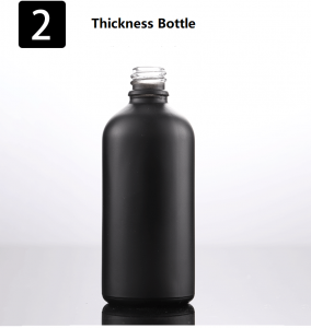 Hot Sale 30ml 50ml Matte Black Pump Bottle Glass Lotion Bottle Essential Oil Pump Bottle