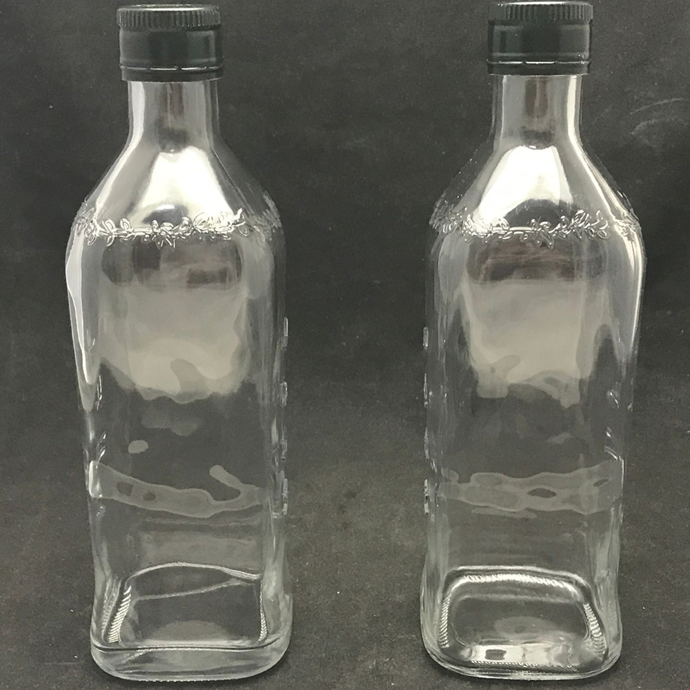 Special Design for Empty Bottle For Olive Oil - Kitchen Transparent Olive Oil Glass Bottle – Linlang
