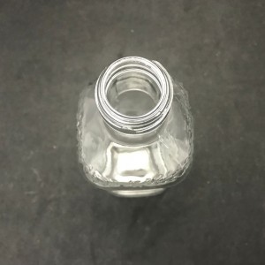 Kitchen Transparent Olive Oil Glass Bottle