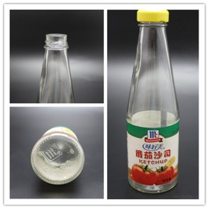 لينلانغ شنغهاي جودة عالية مخصصة صلصة التوابل زجاجة للبيع 300 مل