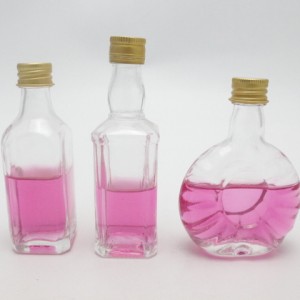 Shanghai linlang30ml 40ml 50ml 100ml Mini lille prøve alkohol juice drinks glas vin spiritus flaske med skruelåg