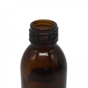 Manufacturer High Quality 100ML Amber Glass Pharmaceutical Syrup Bottle Glass Supplier