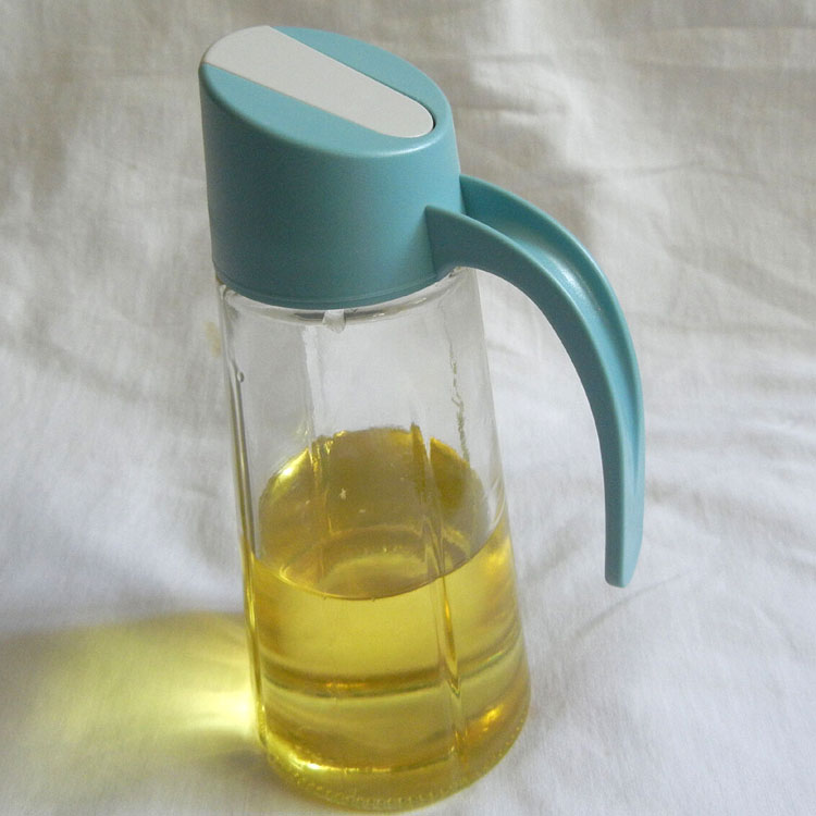 Factory selling Gemstone Water Bottle - Olive Oil Glass Bottle Auto flip dispenser kitchen vinegar Cruet Jar – Linlang