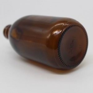 Oral Liquid Syrup Pharmaceutical Medical Round Amber glass Bottle For Tablet 120Ml with plastic lids