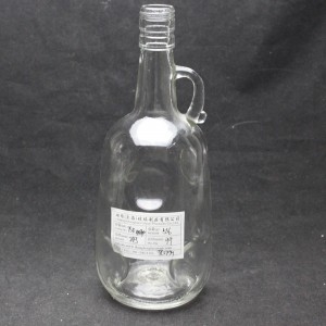 Special Design Transparent Olive Oil Glass Bottle