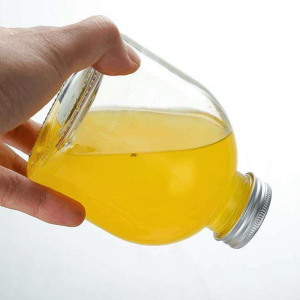 Zdjęcie 15cc150ml 280ml 350ml 500ml mleka herbata owoce jasne szklanej butelce sok z pokrywką aluminiową