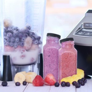 Stock15cc150ml 280ml 350ml 500ml clear milk tea cylinder fruits juice glass bottle with plastic lid