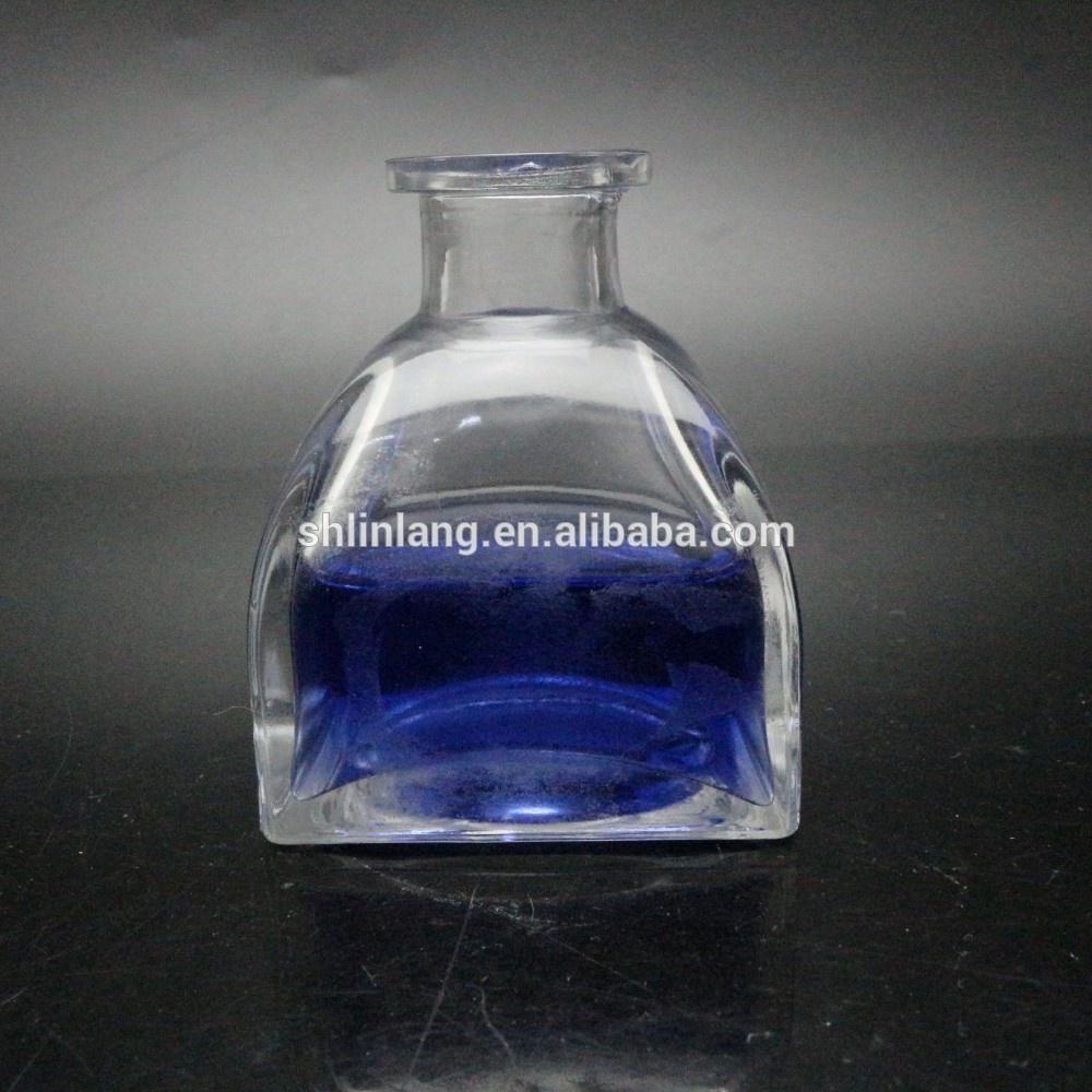 Kontemporêre Franse Glass Diffuser bottel en Glass Knob 160 ml Square