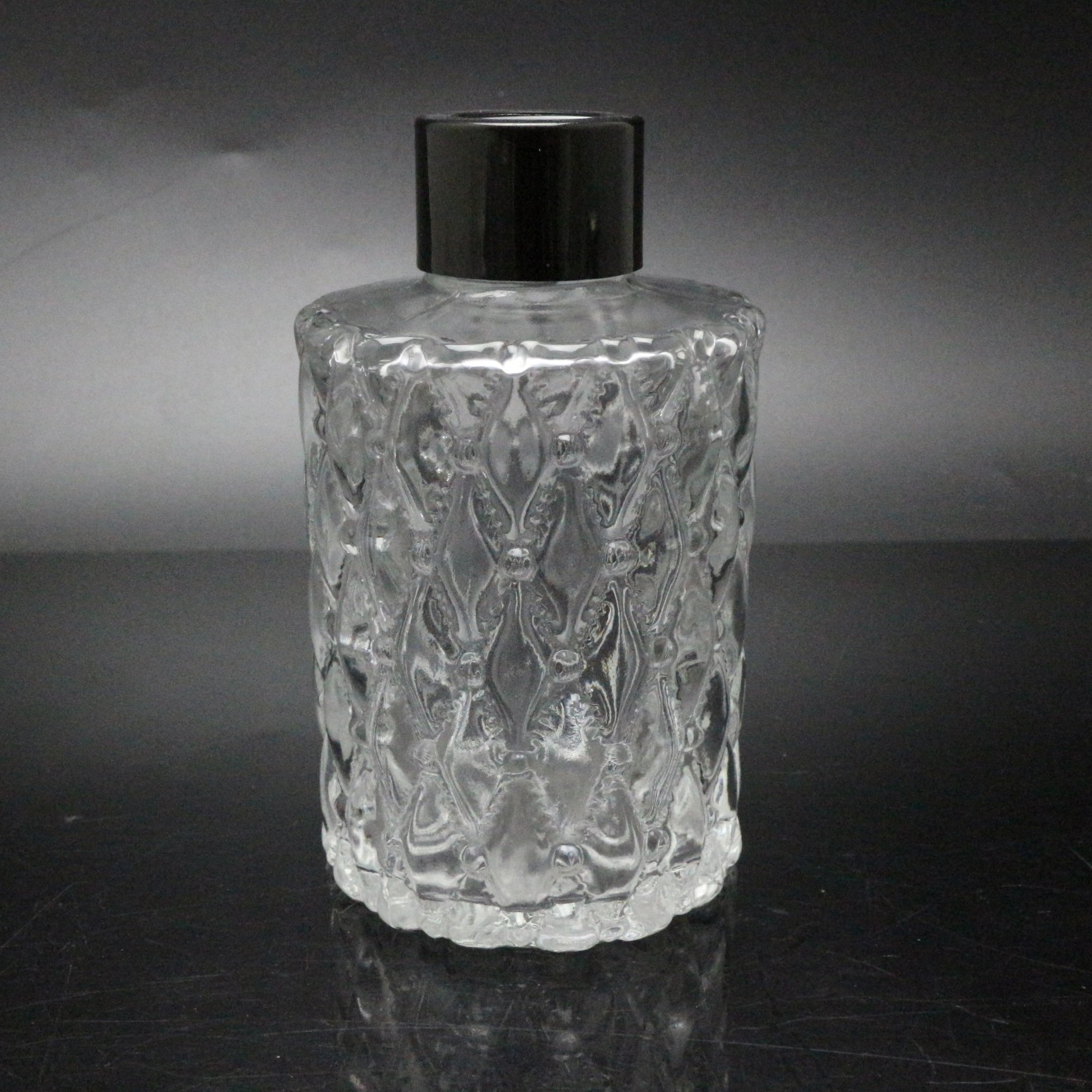 Ougual cylindrique en verre Diffuseur Bouteilles 120ml Accessoires Parfum Huiles Essentielles