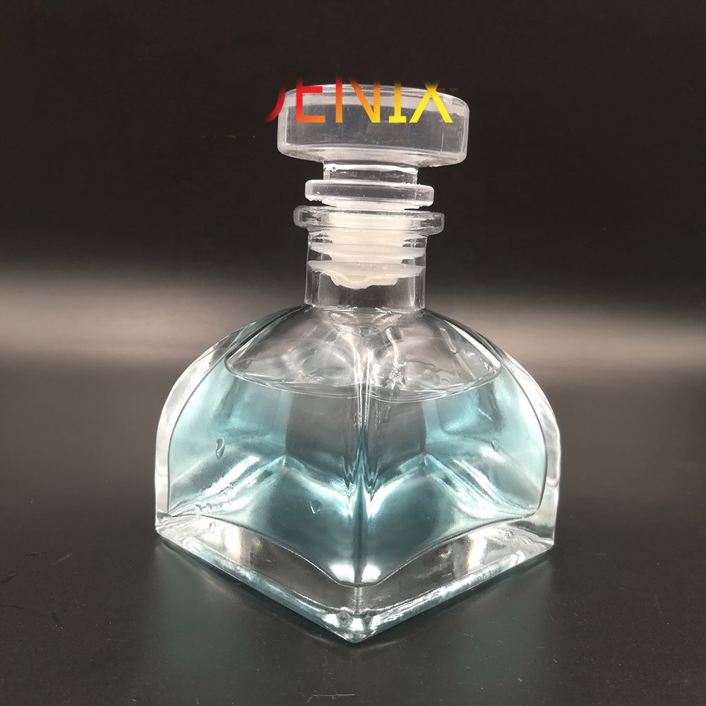 bouteille d'huile de parfum roseau de verre en gros 250ml 150ml 100ml 30ml bouteille diffuseur roseau blanc 50ml 200ml carré