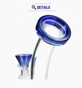 Accessori per fumatori di vetro per pipa ad acqua personalizzati marijuana bongo narghilè