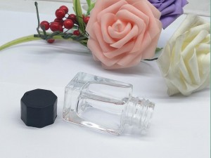 Wholesale Custom Square 30ml Empty Glass fountain pen ink bottle glass bottles for ink