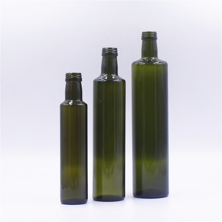 Factory selling Round Glass Juice Bottle - Wholesale Green Dorica For Olive Oil Glass Bottle Empty Bottle – Linlang