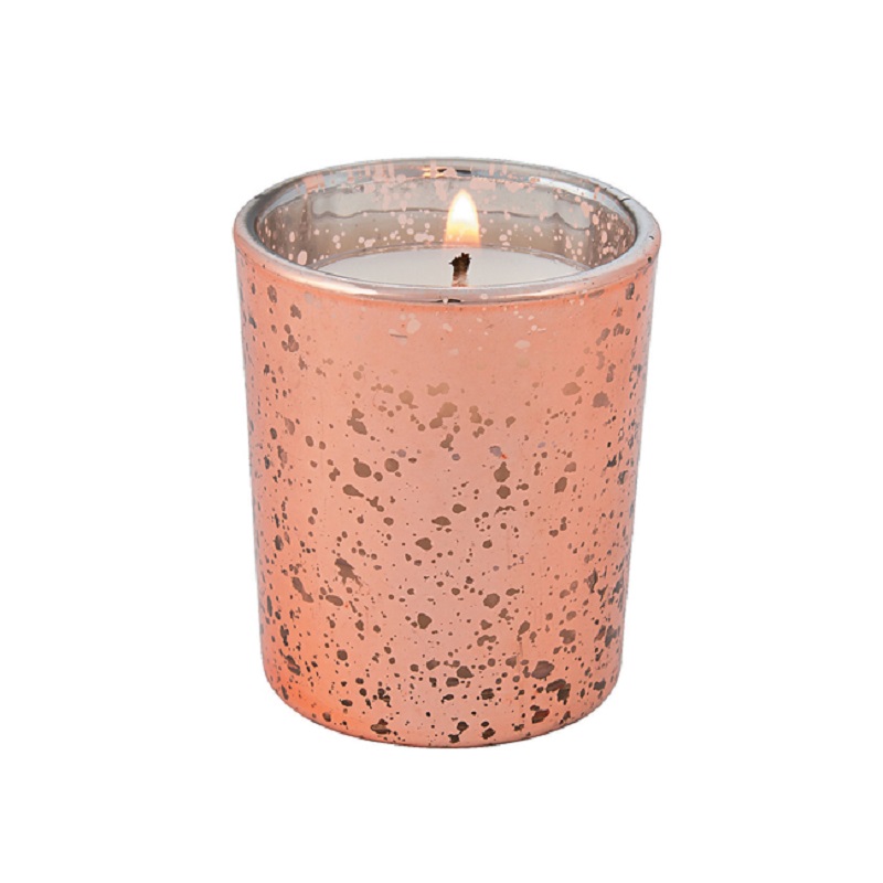 Good quality Glass Candle Jar - Wholesale Linlang Rose Gold Mercury Glass Candle Holder For Votives Wedding Decoration – Linlang