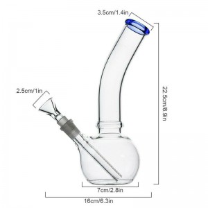 Custom smoke accesories glass bongo weed water pipe beaker hookah