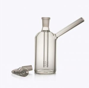 Popularna przenośna szklana butelka na fajkę wodną z fajką wodną