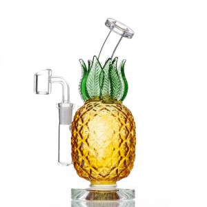 Duże bongo grawitacyjne ananasowe szklane zlewki fajki wodne do palenia tytoniu ziołowego