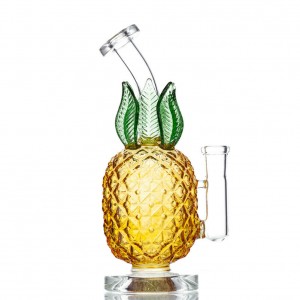 Large gravity bong pineapple glass beaker water pipes smoking herb tobacco