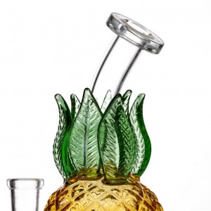 Large gravity bong pineapple glass beaker water pipes smoking herb tobacco