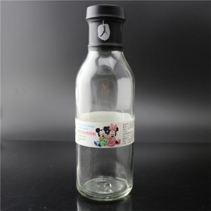 ブラックキャップ付きのホットセール6オンスチリソースガラス瓶