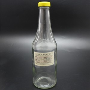 Shanghai -fabriken 20oz såsflaskor med lock