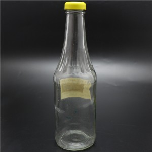 Shanghai -fabriken 20oz såsflaskor med lock