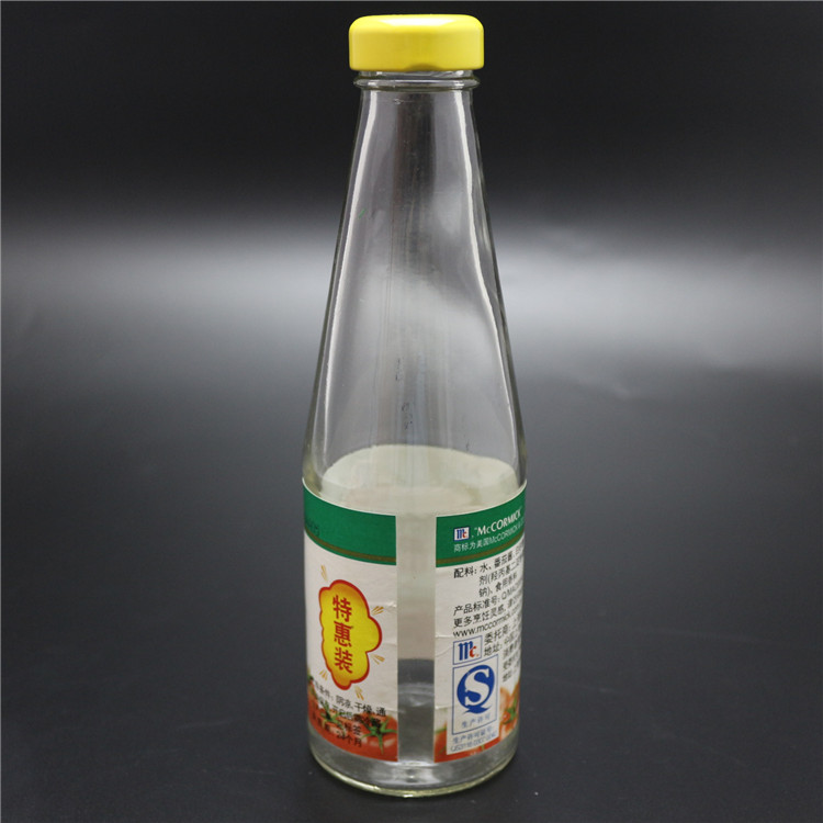 Hot sale 350ml Glass Juice Bottle - shanghai factory 314ml tomato sauce bottle for ketup – Linlang