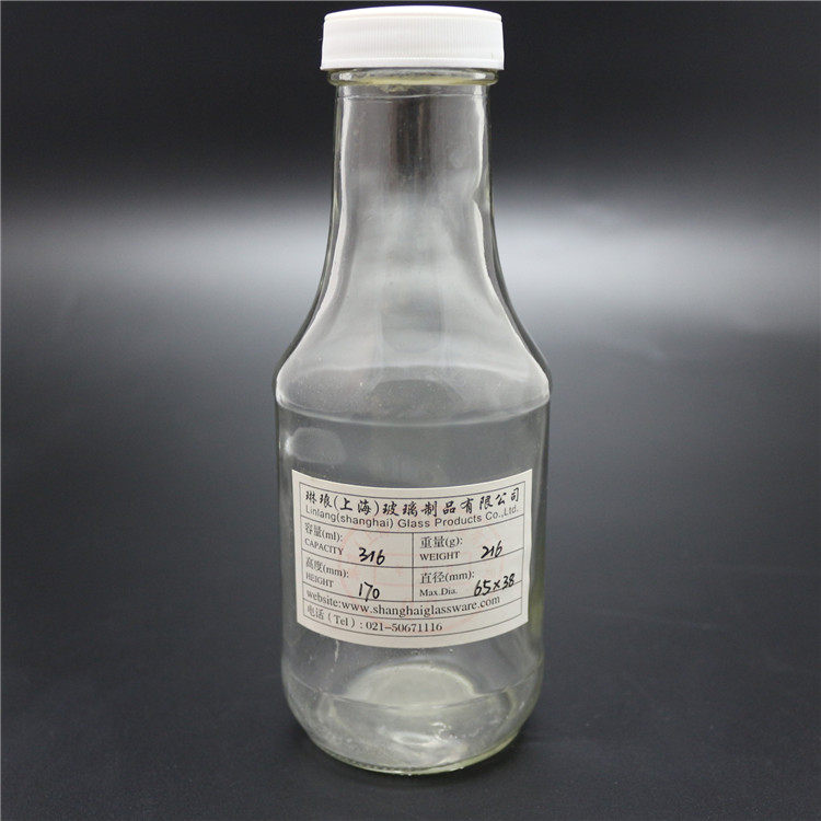 Rapid Delivery for 100ml Amber Liquid Bottles - shanghai factory 316ml glass sauce bottles malaysia – Linlang