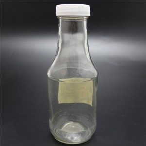 shanghai fabrika 316ml cam sos şişeleri vidalı kapaklı malezya
