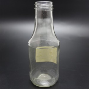 shanghai fabrika 316ml cam sos şişeleri vidalı kapaklı malezya