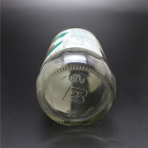 továrna v Šanghaji 380 ml skleněná omáčková láhev kovový uzávěr na kečup