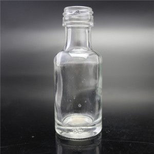 shanghai factory clear glass bottles for tomato sauce 34ml